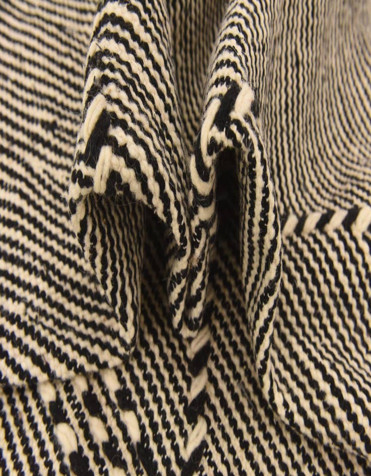 Detail image of  6' 3 x 10' 5  Hand Knotted Moroccan Wool Rug