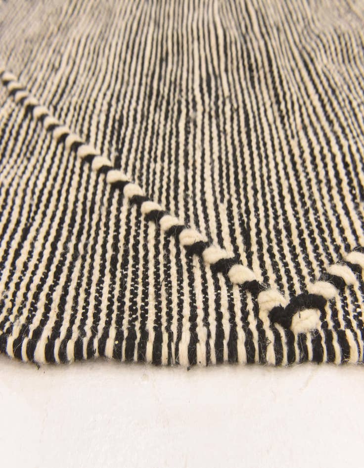 Detail image of  6' 3 x 10' 5  Hand Knotted Moroccan Wool Rug