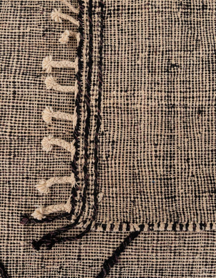 Detail image of  10' 4 x 12' 11  Hand Knotted Moroccan Wool Rug