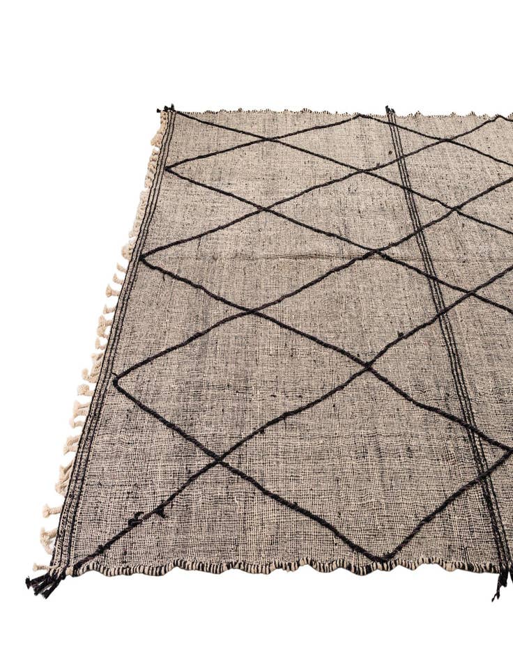 Detail image of  10' 4 x 12' 11  Hand Knotted Moroccan Wool Rug