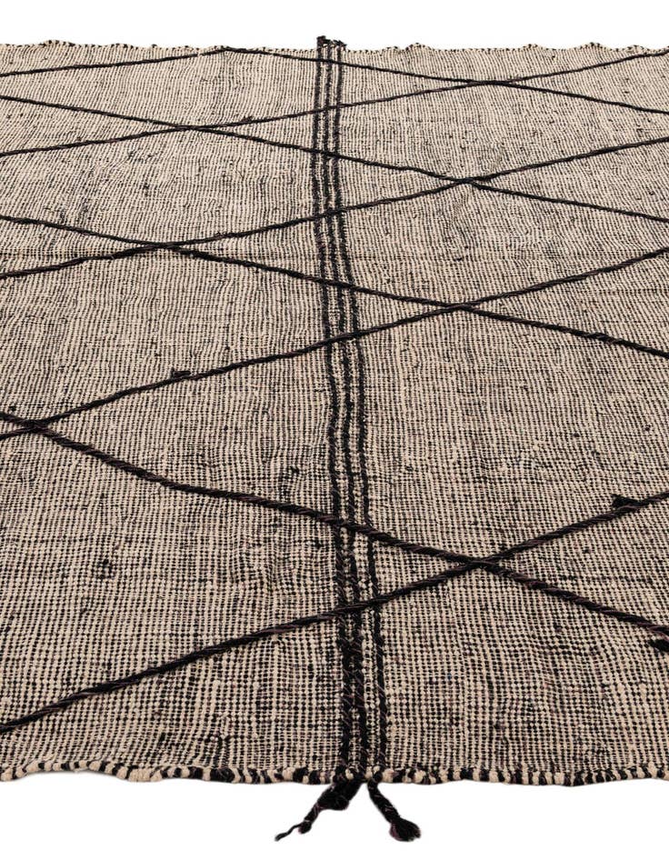 Detail image of  10' 4 x 12' 11  Hand Knotted Moroccan Wool Rug