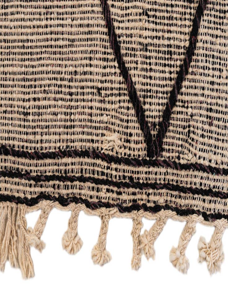 Detail image of  10' 4 x 12' 11  Hand Knotted Moroccan Wool Rug