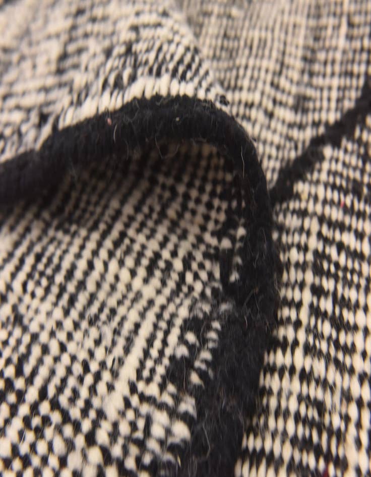 Detail image of  6' x 10'  Hand Knotted Moroccan Wool Rug