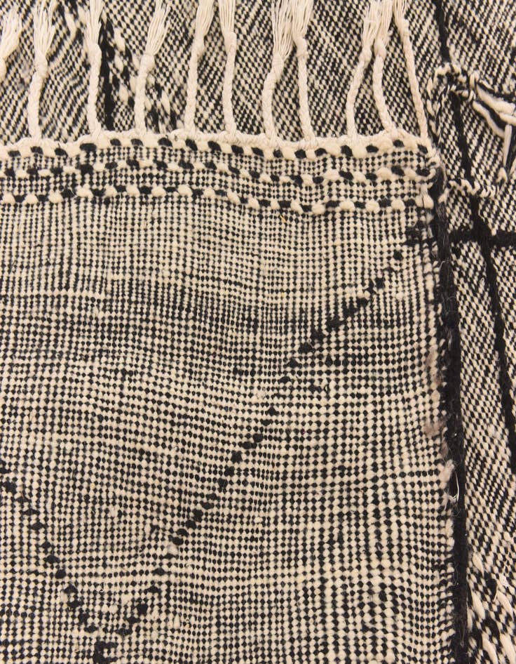 Detail image of  6' x 10'  Hand Knotted Moroccan Wool Rug