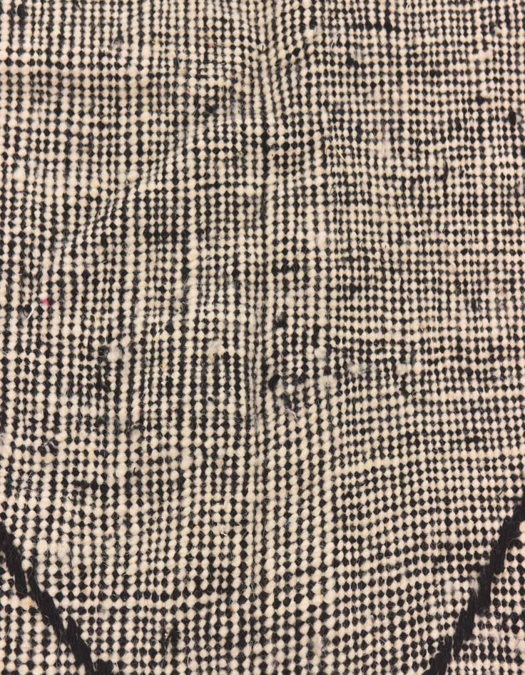 Detail image of  6' x 10'  Hand Knotted Moroccan Wool Rug