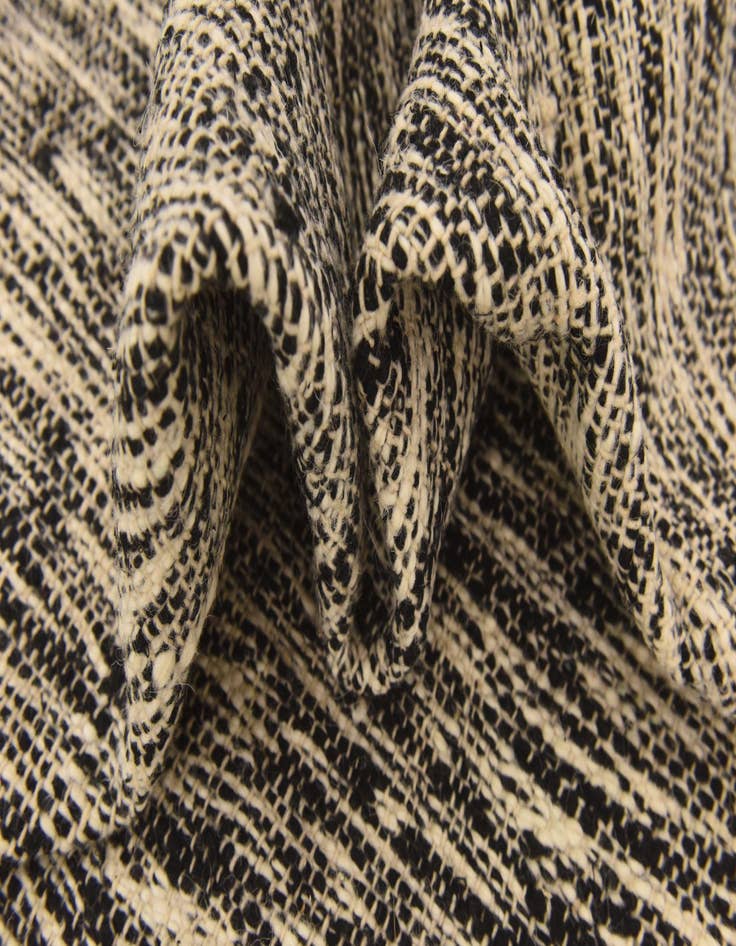 Detail image of  6' 8 x 9' 5  Hand Knotted Moroccan Wool Rug