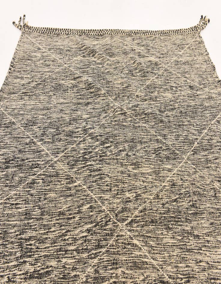 Detail image of  6' 8 x 9' 5  Hand Knotted Moroccan Wool Rug