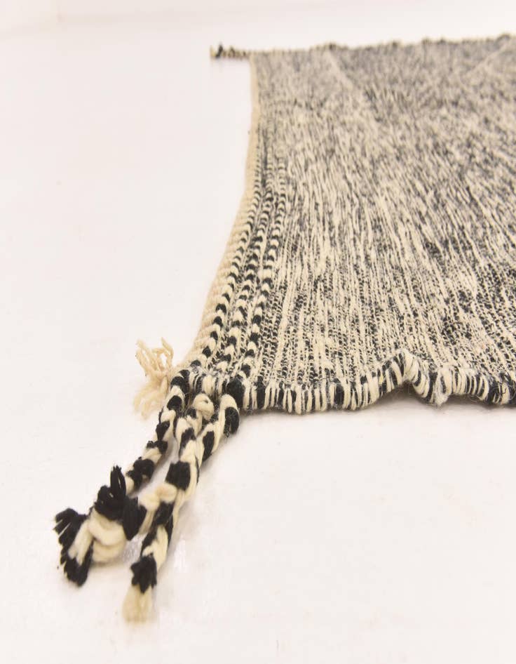 Detail image of  6' 8 x 9' 5  Hand Knotted Moroccan Wool Rug