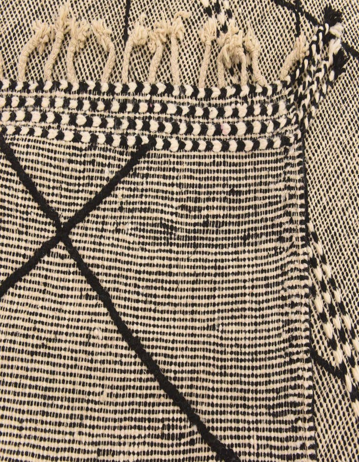 Detail image of  6' 3 x 9' 7  Hand Knotted Moroccan Wool Rug