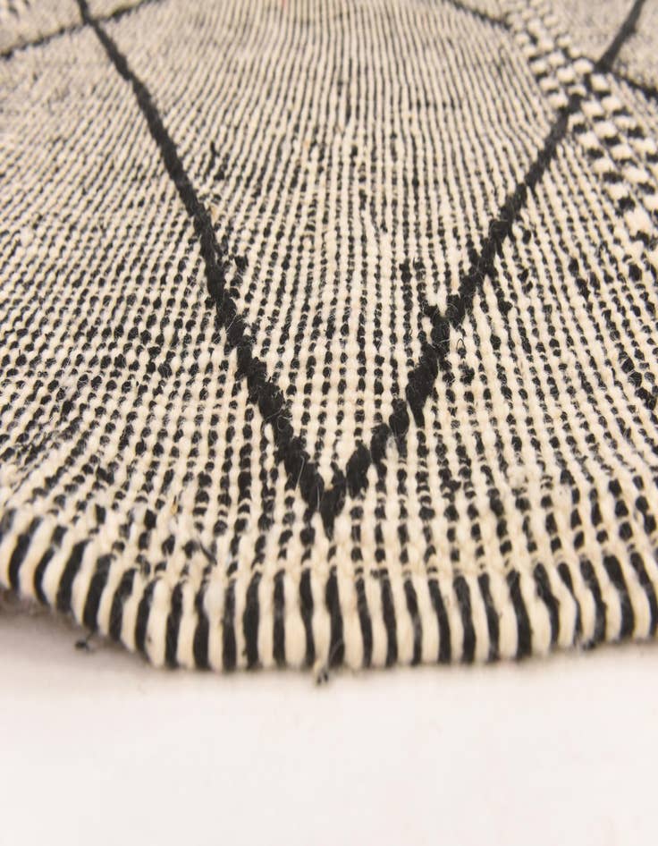 Detail image of  6' 3 x 9' 7  Hand Knotted Moroccan Wool Rug