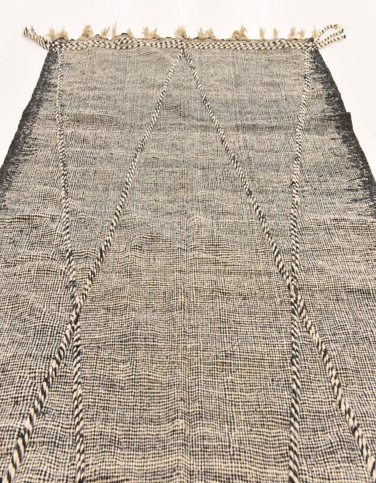 Detail image of  6' 7 x 10' 2  Hand Knotted Moroccan Wool Rug