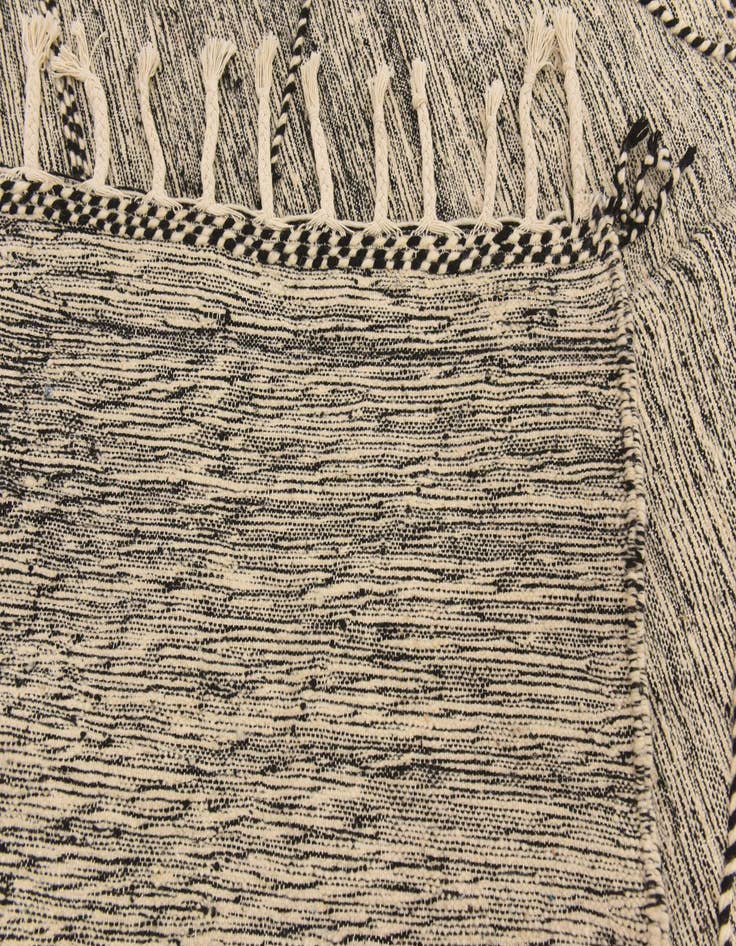 Detail image of  6' 6 x 9' 10  Hand Knotted Moroccan Wool Rug