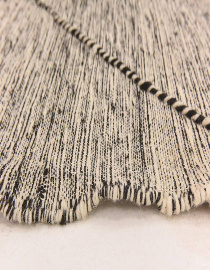 Detail image of  6' 6 x 9' 10  Hand Knotted Moroccan Wool Rug