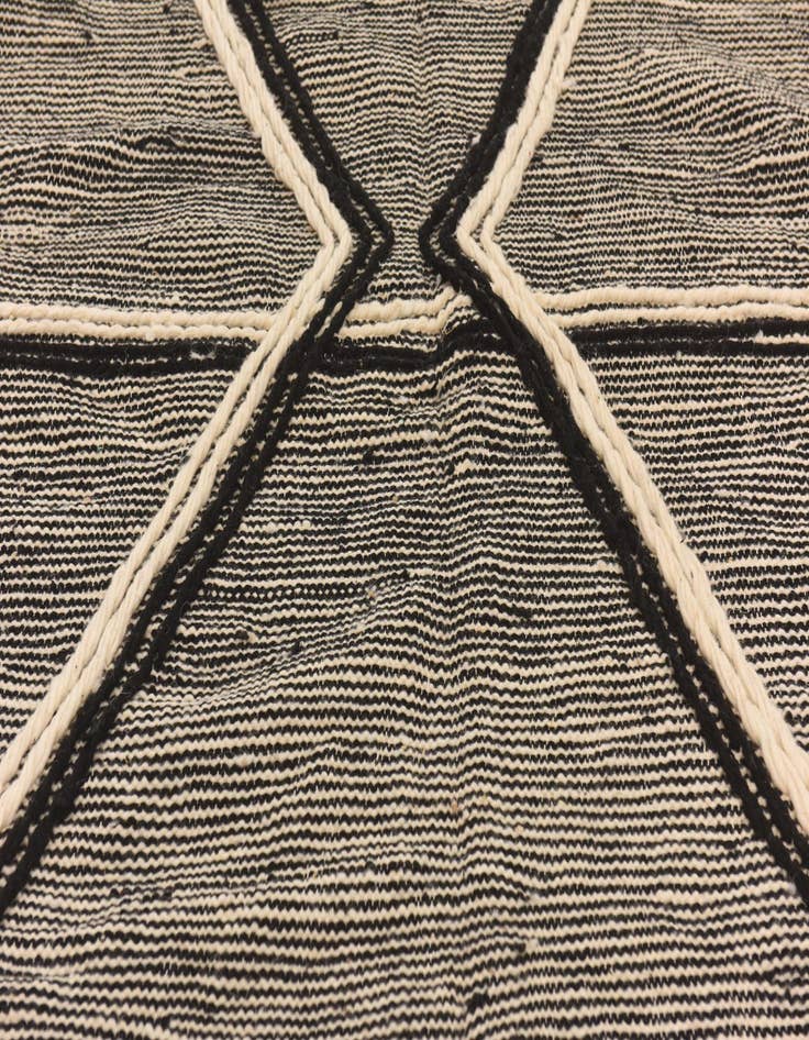 Detail image of  6' 5 x 8' 8  Hand Knotted Moroccan Wool Rug