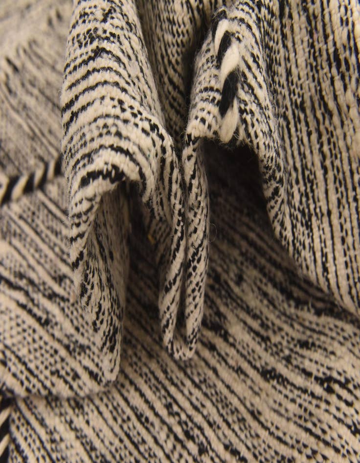 Detail image of  6' 4 x 9' 7  Hand Knotted Moroccan Wool Rug