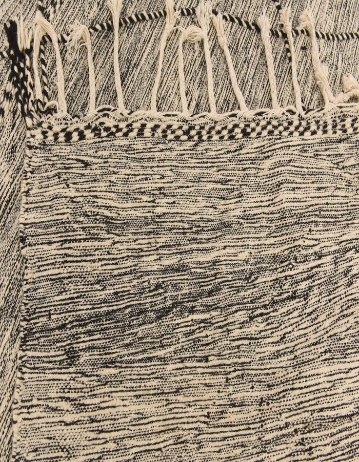 Detail image of  6' 4 x 9' 7  Hand Knotted Moroccan Wool Rug