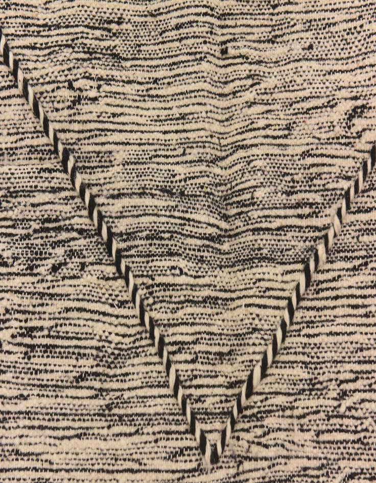 Detail image of  6' 4 x 9' 7  Hand Knotted Moroccan Wool Rug
