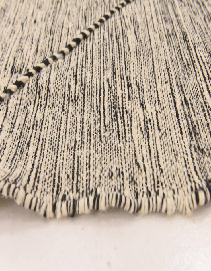 Detail image of  6' 4 x 9' 7  Hand Knotted Moroccan Wool Rug