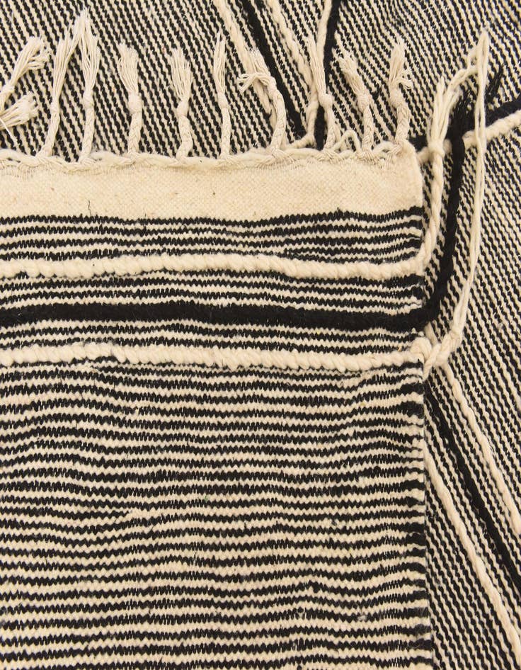 Detail image of  6' 2 x 10' 1  Hand Knotted Moroccan Wool Rug