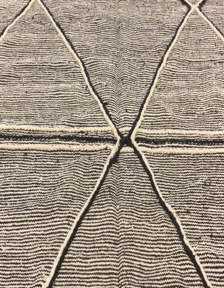 Detail image of  6' 2 x 10' 1  Hand Knotted Moroccan Wool Rug