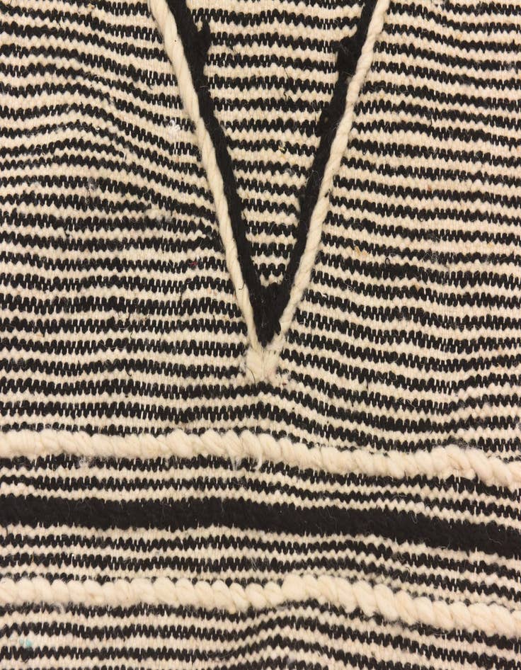 Detail image of  6' 2 x 10' 1  Hand Knotted Moroccan Wool Rug