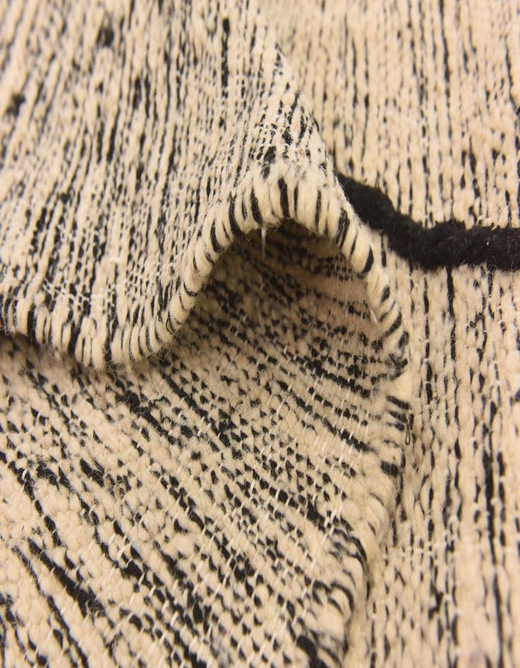 Detail image of  6' 4 x 9' 4  Hand Knotted Moroccan Wool Rug