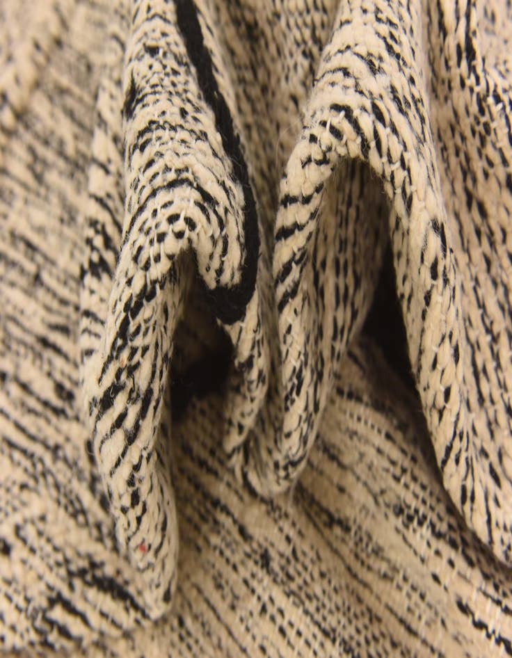 Detail image of  6' 4 x 9' 4  Hand Knotted Moroccan Wool Rug