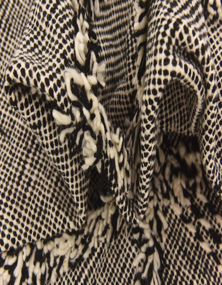 Detail image of  6' 4 x 10' 4  Hand Knotted Moroccan Wool Rug