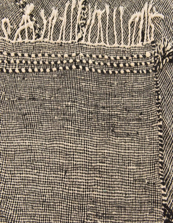 Detail image of  6' 4 x 10' 4  Hand Knotted Moroccan Wool Rug