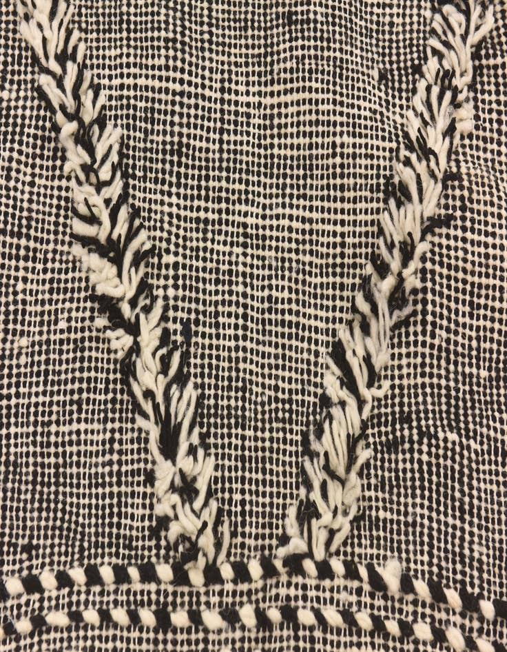 Detail image of  6' 4 x 10' 4  Hand Knotted Moroccan Wool Rug