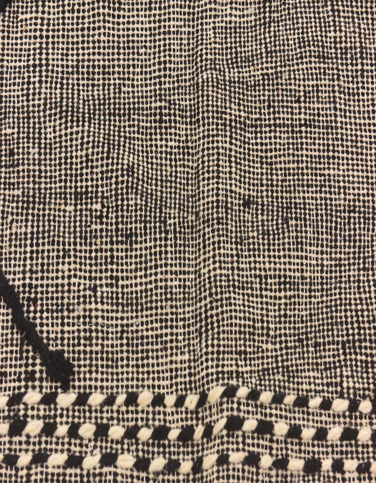 Detail image of  6' 4 x 9' 11  Hand Knotted Moroccan Wool Rug