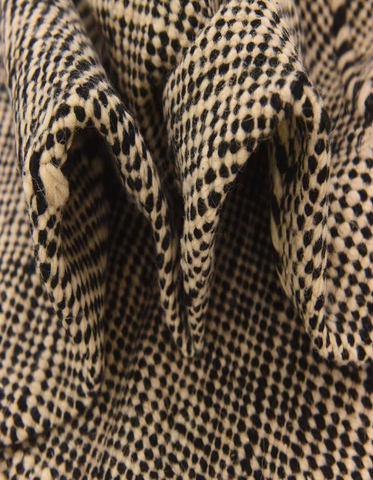 Detail image of  6' 5 x 11' 2  Hand Knotted Moroccan Wool Rug