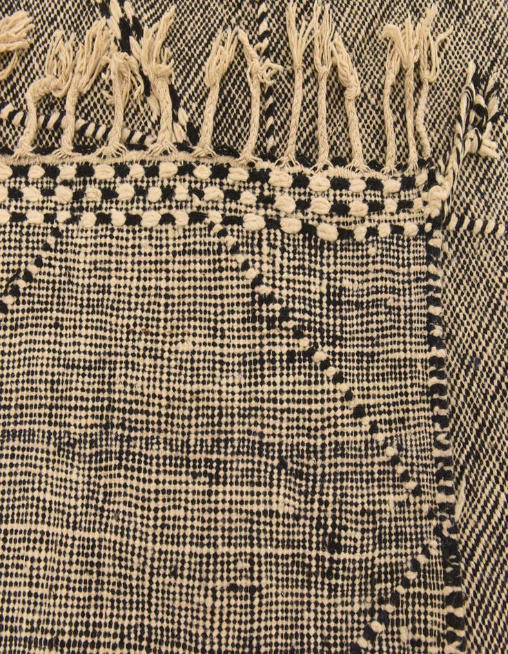 Detail image of  6' 5 x 11' 2  Hand Knotted Moroccan Wool Rug