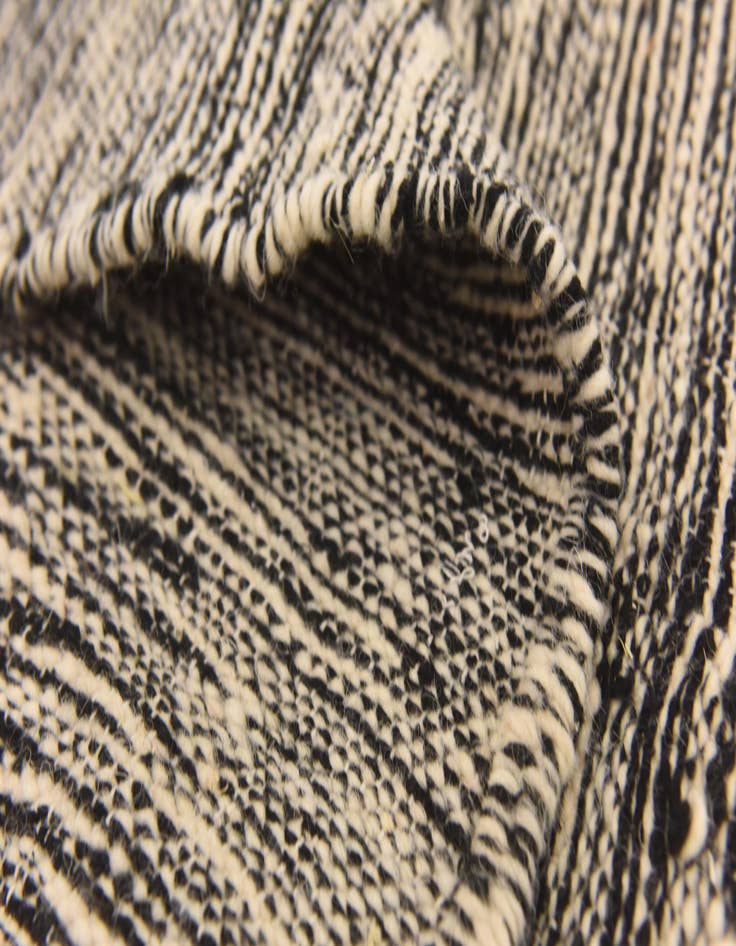 Detail image of  6' 9 x 9' 10  Hand Knotted Moroccan Wool Rug