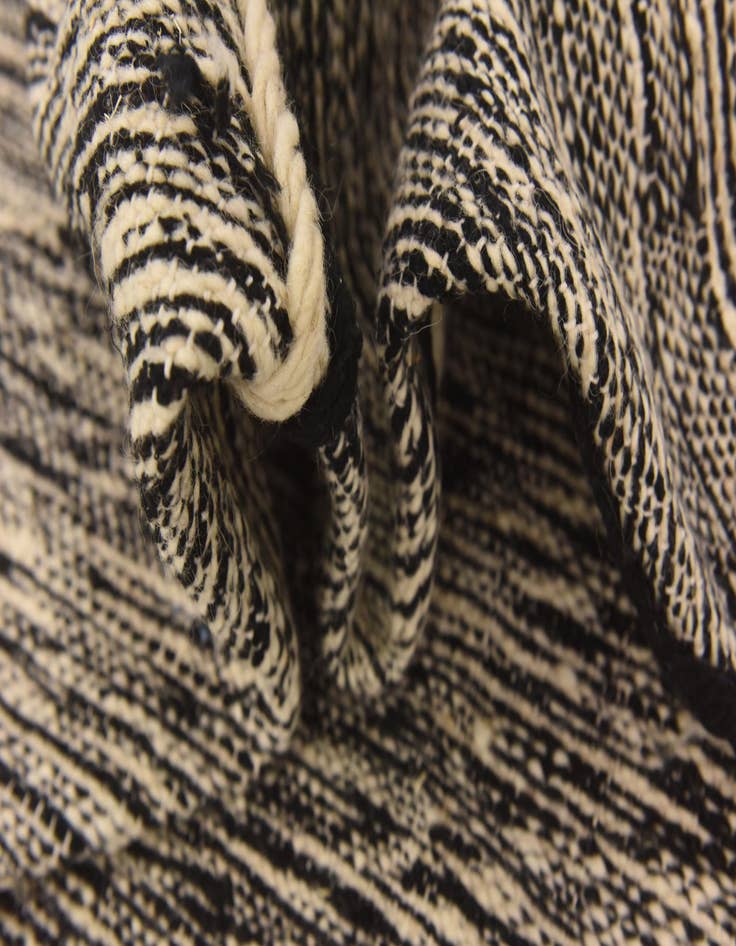 Detail image of  6' 9 x 9' 10  Hand Knotted Moroccan Wool Rug