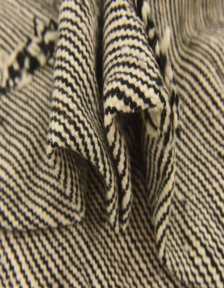 Detail image of  6' 6 x 11' 5  Hand Knotted Moroccan Wool Rug