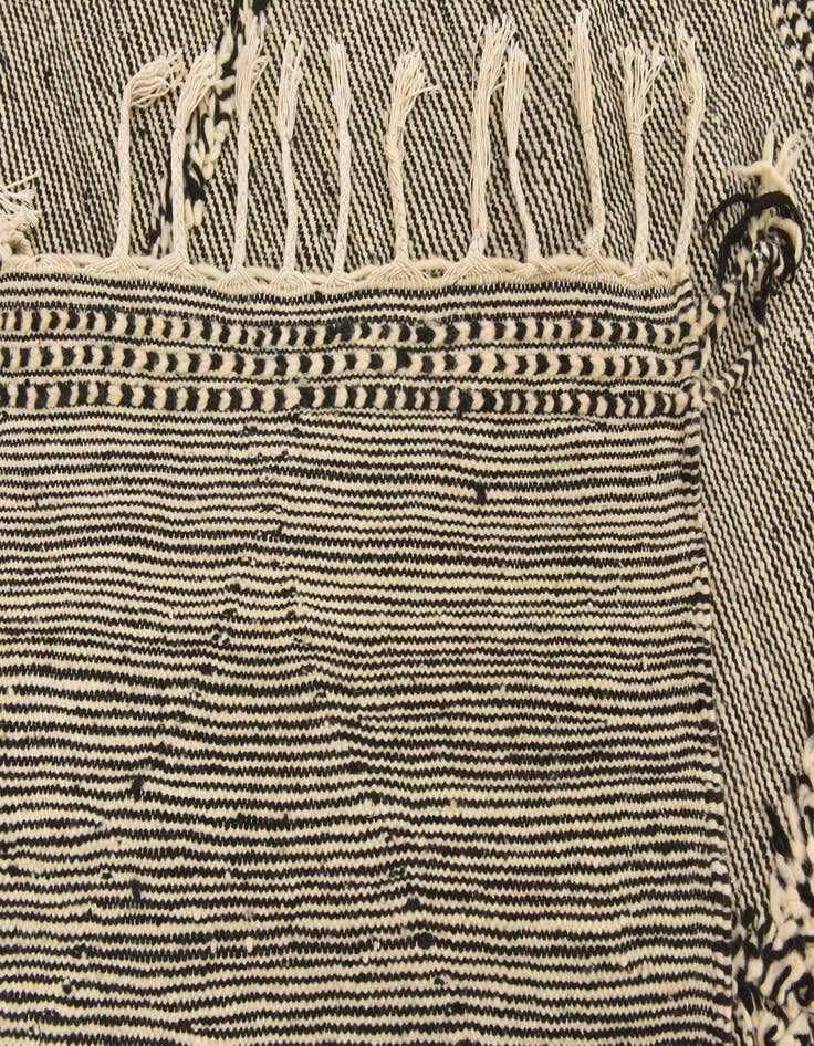 Detail image of  6' 6 x 11' 5  Hand Knotted Moroccan Wool Rug