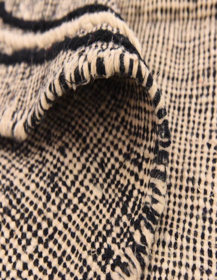 Detail image of  6' 2 x 9' 6  Hand Knotted Moroccan Wool Rug