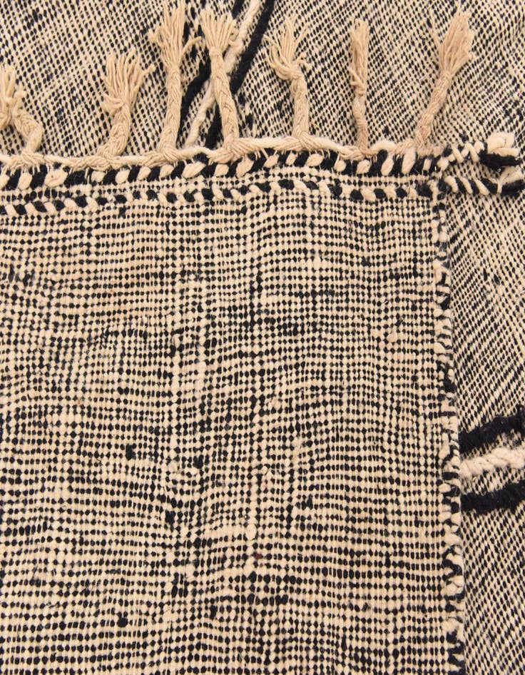 Detail image of  6' 2 x 9' 6  Hand Knotted Moroccan Wool Rug