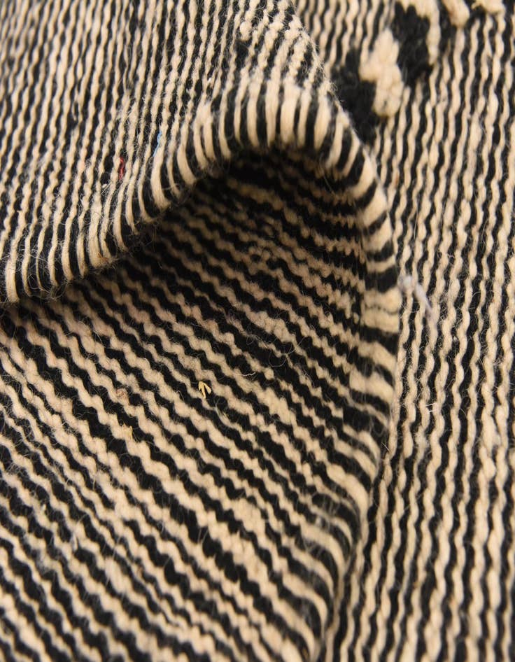 Detail image of  6' 4 x 10' 2  Hand Knotted Moroccan Wool Rug