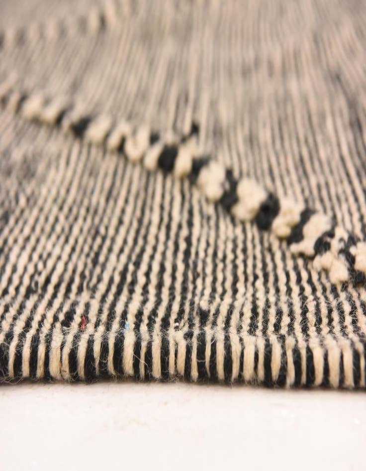 Detail image of  6' 4 x 10' 2  Hand Knotted Moroccan Wool Rug