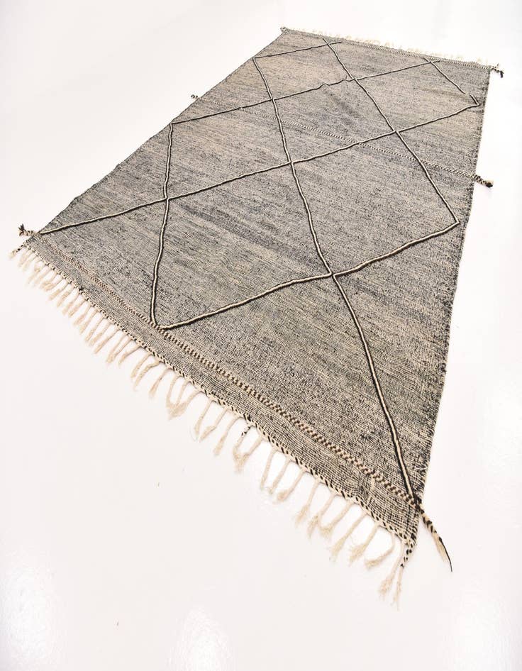 Detail image of 9' 5 x 13' 7 Hand Knotted Moroccan Wool Rug