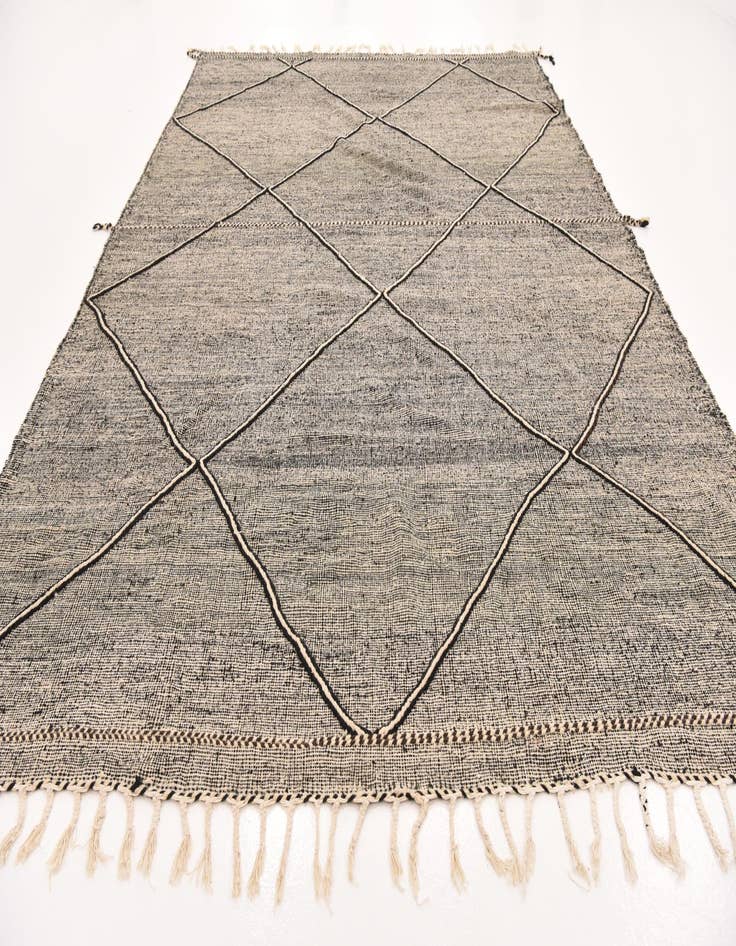 Detail image of 9' 5 x 13' 7 Hand Knotted Moroccan Wool Rug