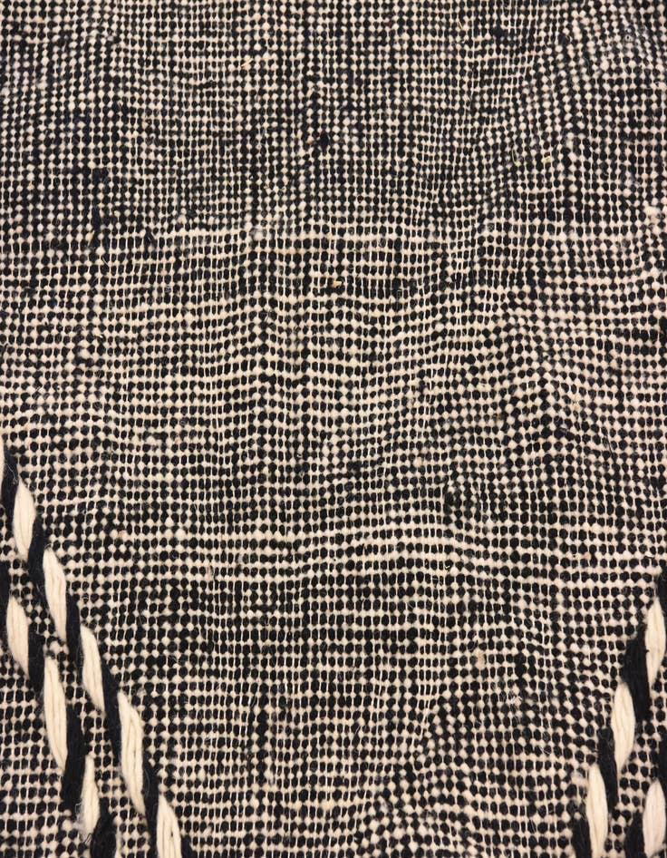 Detail image of  6' 7 x 9' 9  Hand Knotted Moroccan Wool Rug