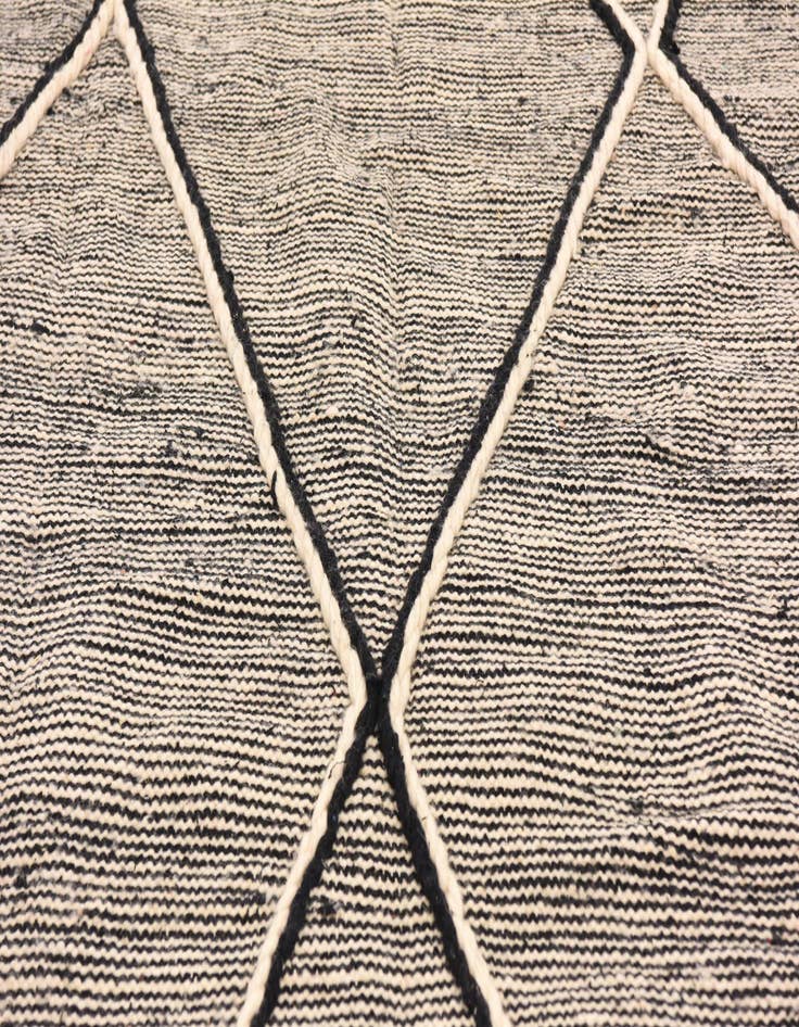 Detail image of  5' 2 x 8' 10  Hand Knotted Moroccan Wool Rug