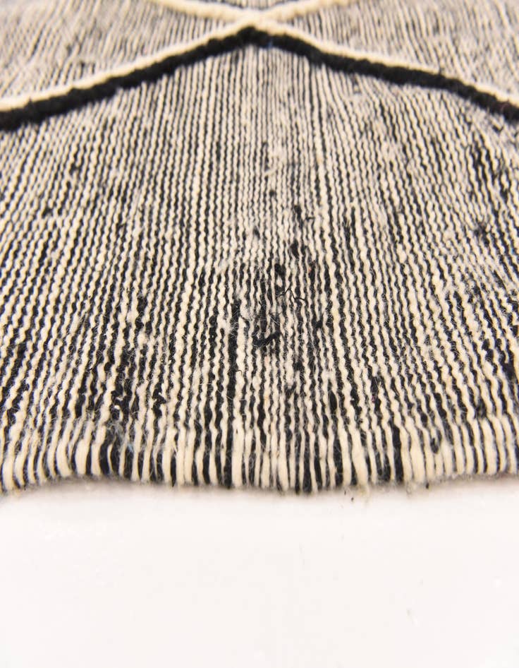 Detail image of  5' 2 x 8' 10  Hand Knotted Moroccan Wool Rug