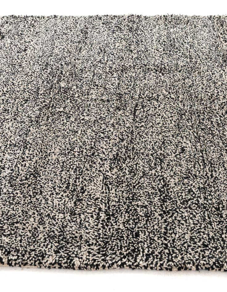 Detail image of  6' 8 x 8' 8  Hand Knotted Moroccan Wool Rug