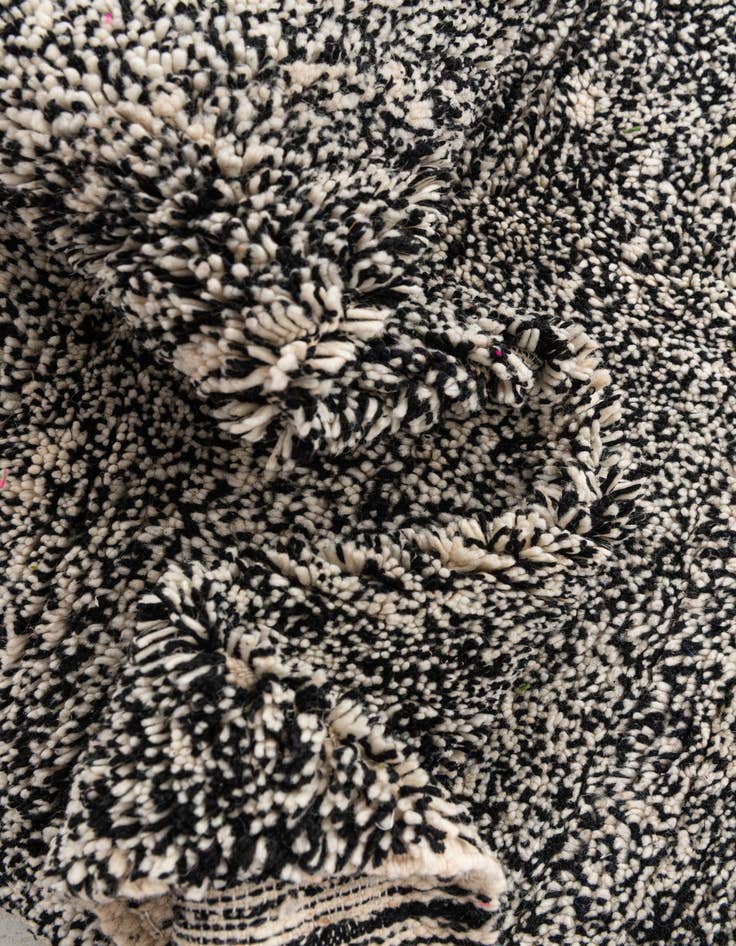 Detail image of  6' 8 x 8' 8  Hand Knotted Moroccan Wool Rug