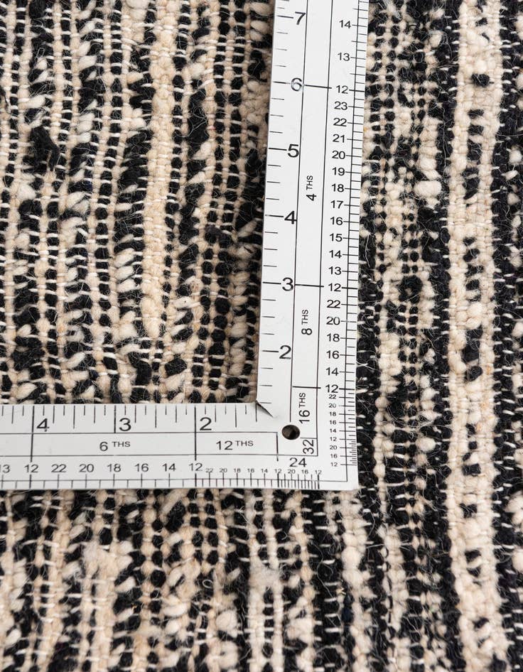 Detail image of  6' 8 x 8' 8  Hand Knotted Moroccan Wool Rug