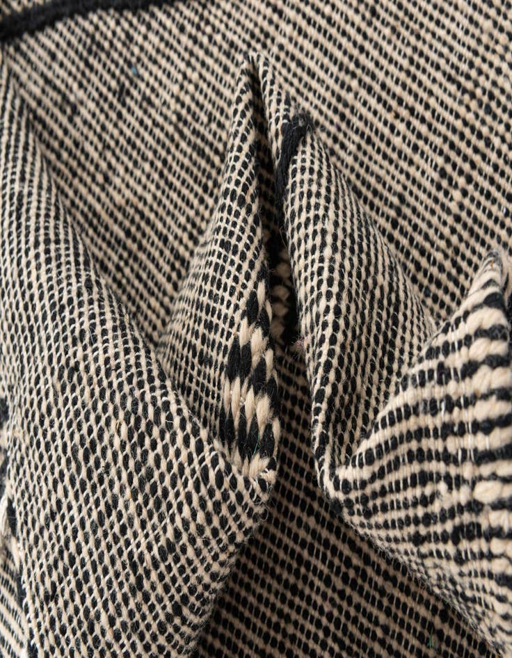 Detail image of  6' 9 x 9' 6  Hand Knotted Moroccan Wool Rug